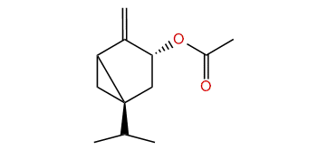 trans-1-Isopropyl-4-methylenebicyclo[3.1.0]hexan-3-yl acetate